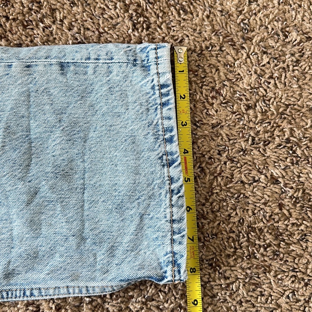 ZARA Ligh Wash High Waisted Distressed Mom Jeans Size 8 - Picture 14 of 16